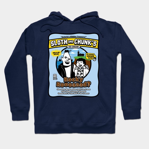 Sloth and Chunk's Ice Cream Hoodie by mikehandyart